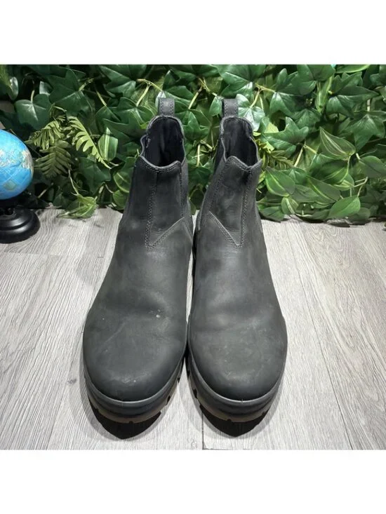 ECCO Track 25 Hydromax Black Chelsea Boot Water Repellent EU 50 Size 16- 16.5 US - Picture 2 of 10